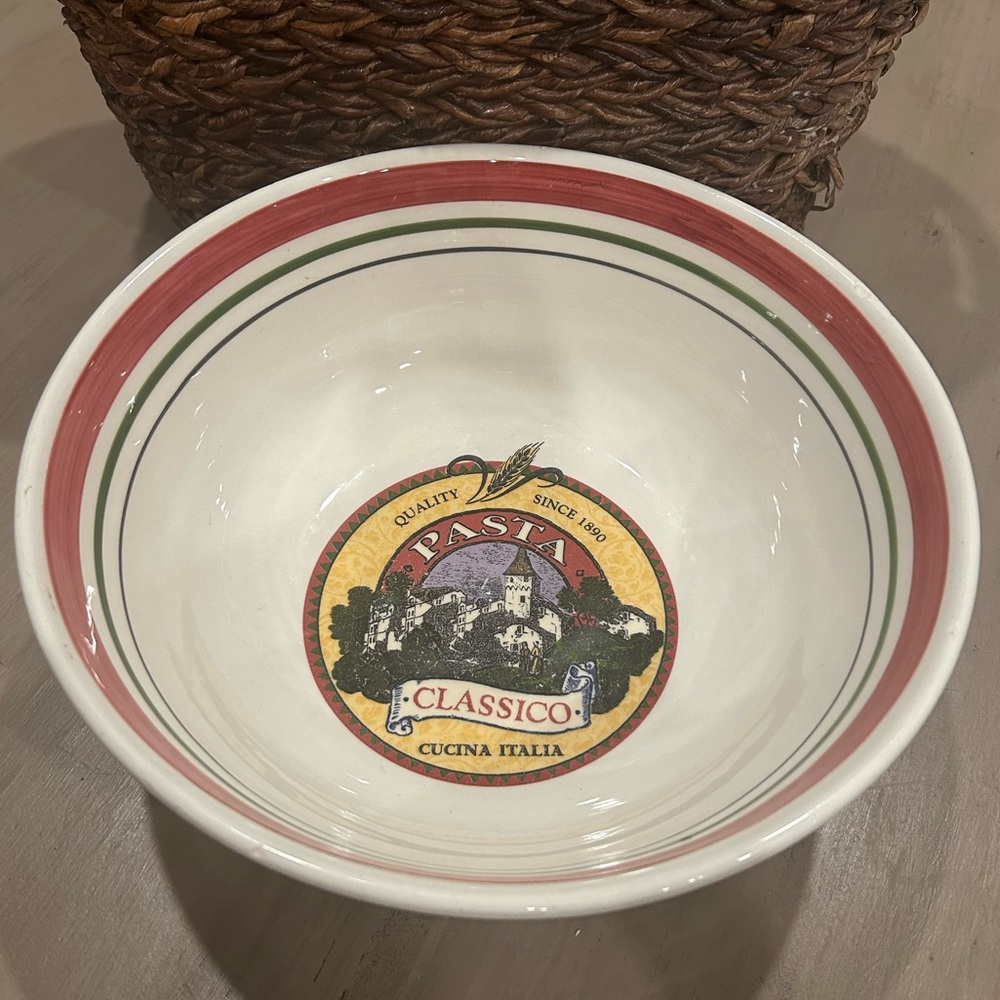 CIC Authentic Pasta Serving Bowl- made in Italy 12”D